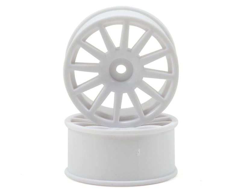 White 12-Spoke Wheels (2)