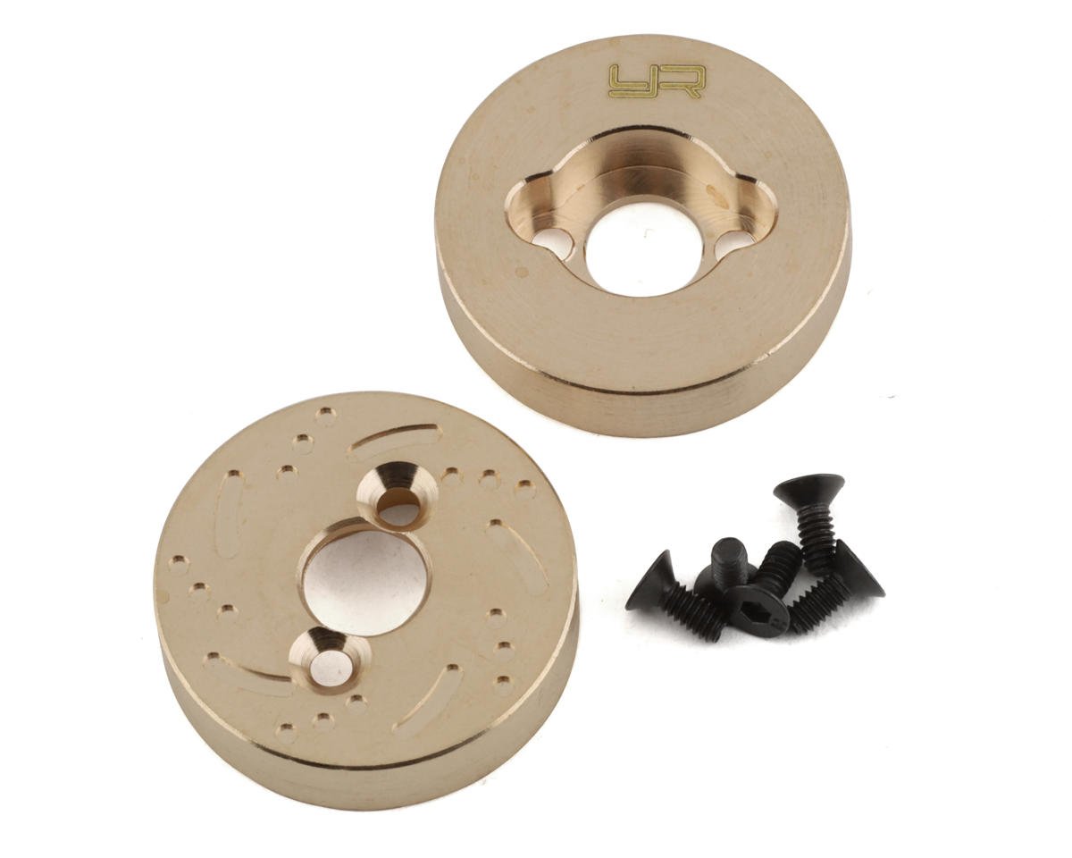 Yeah Racing Brass Rear Axle Weights for Traxxas TRX-4M (2) (13g)
