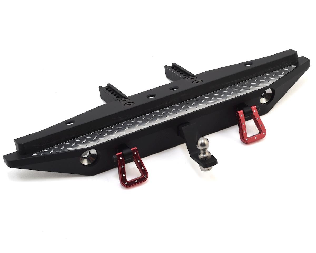 Hot Racing Aluminum Diamond Rear Bumper for Traxxas TRX-4
