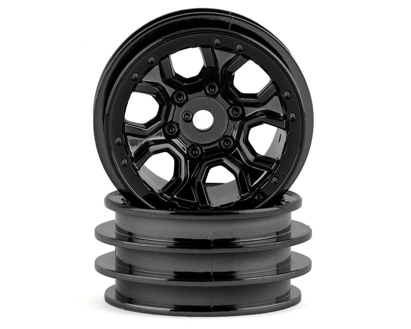 1.0" Black Wheels (2)