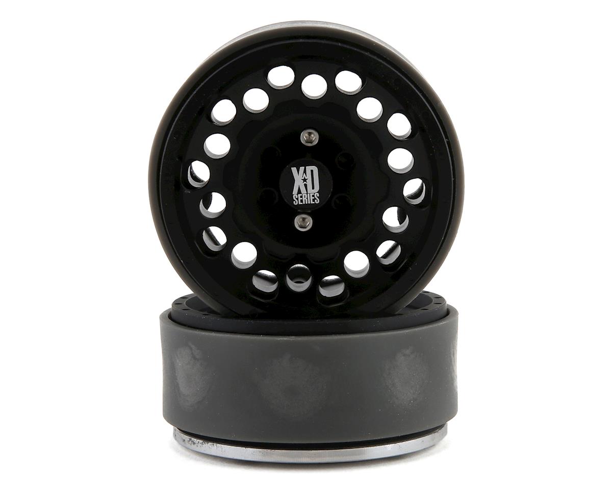 Incision KMC 1.9" XD129 Holeshot Crawler Wheel (Black) (2)