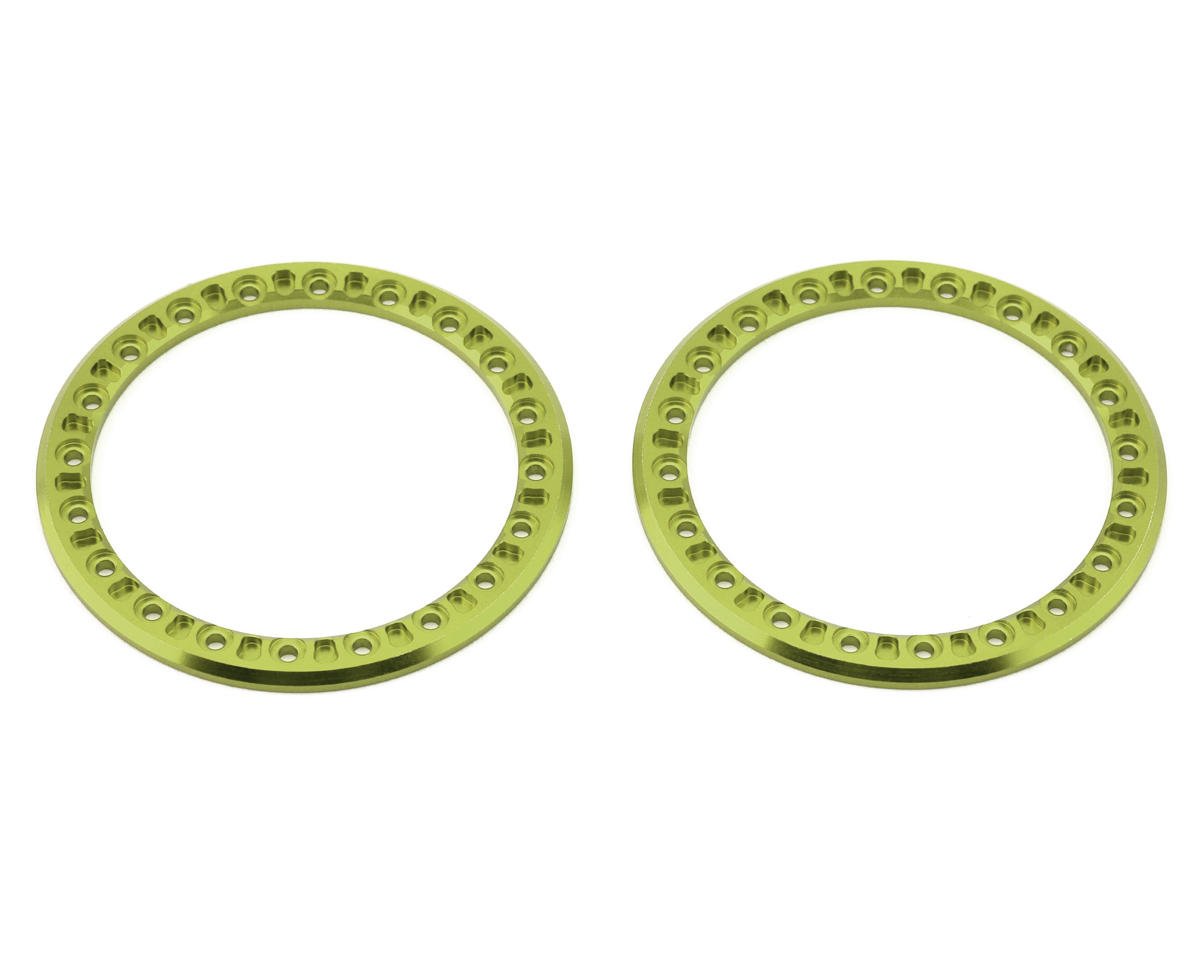 SSD RC 2.2” Aluminum Beadlock Rings (Green) (2)