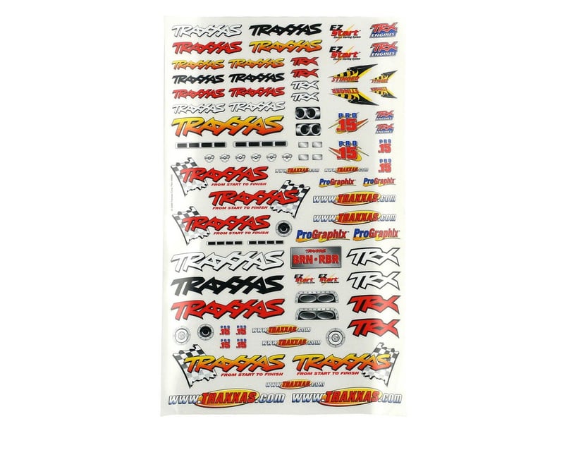 Team Traxxas Racing Decal Set