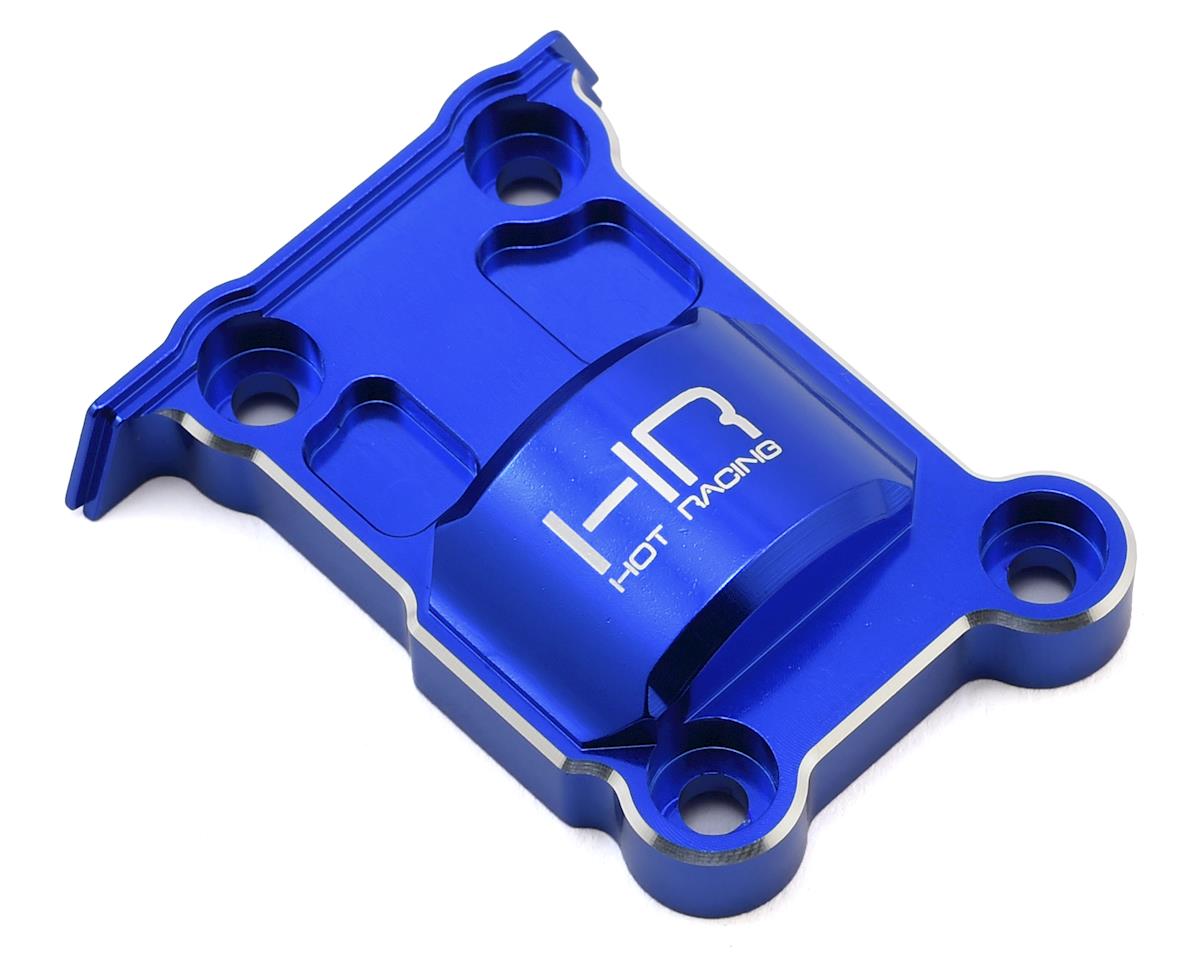 Hot Racing Aluminum Upper Rear Gear Box Cover for Traxxas X-Maxx (Blue)