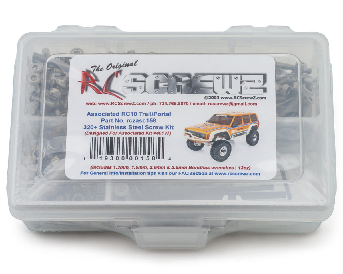 RC Screwz Team Associated RC10 Trail Truck Stainless Steel Screw Kit