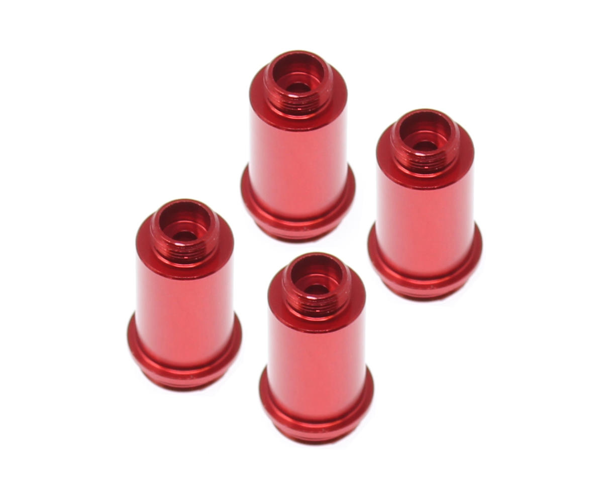 Redcat MT-18/Ascent-18 Aluminum Shock Bodies (Red) (4)