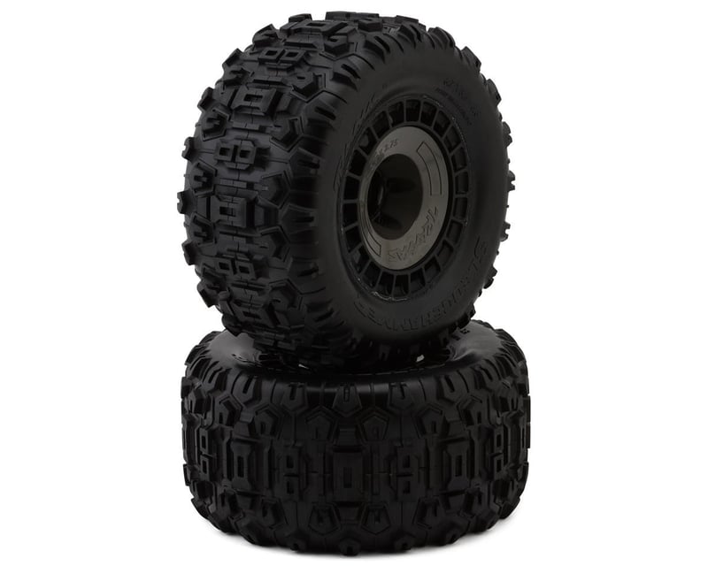 3.8" Modular Wheels & Sledgehammer Tires (2)