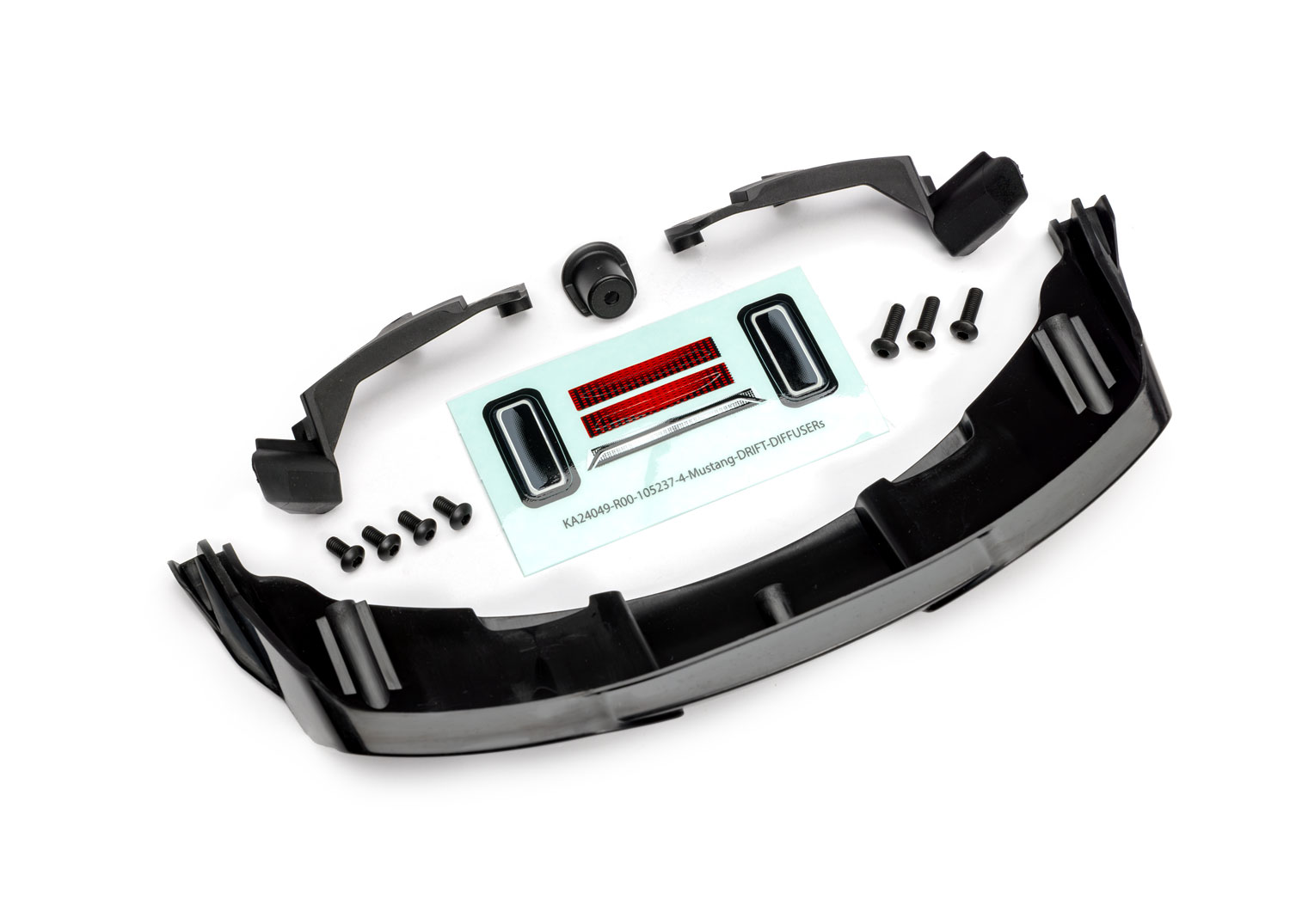 4-Tec Drift Ford Mustang Rear Diffuser & Supports
