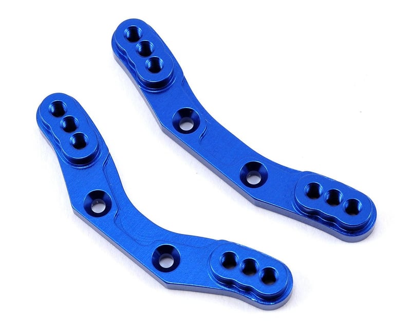 Blue Aluminum Front and Rear Shock Towers