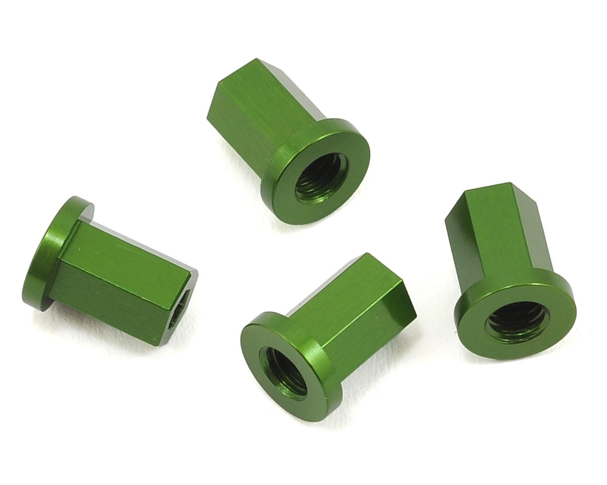 ST Racing Concepts Wraith Aluminum Internal Locknut (4) (Green)