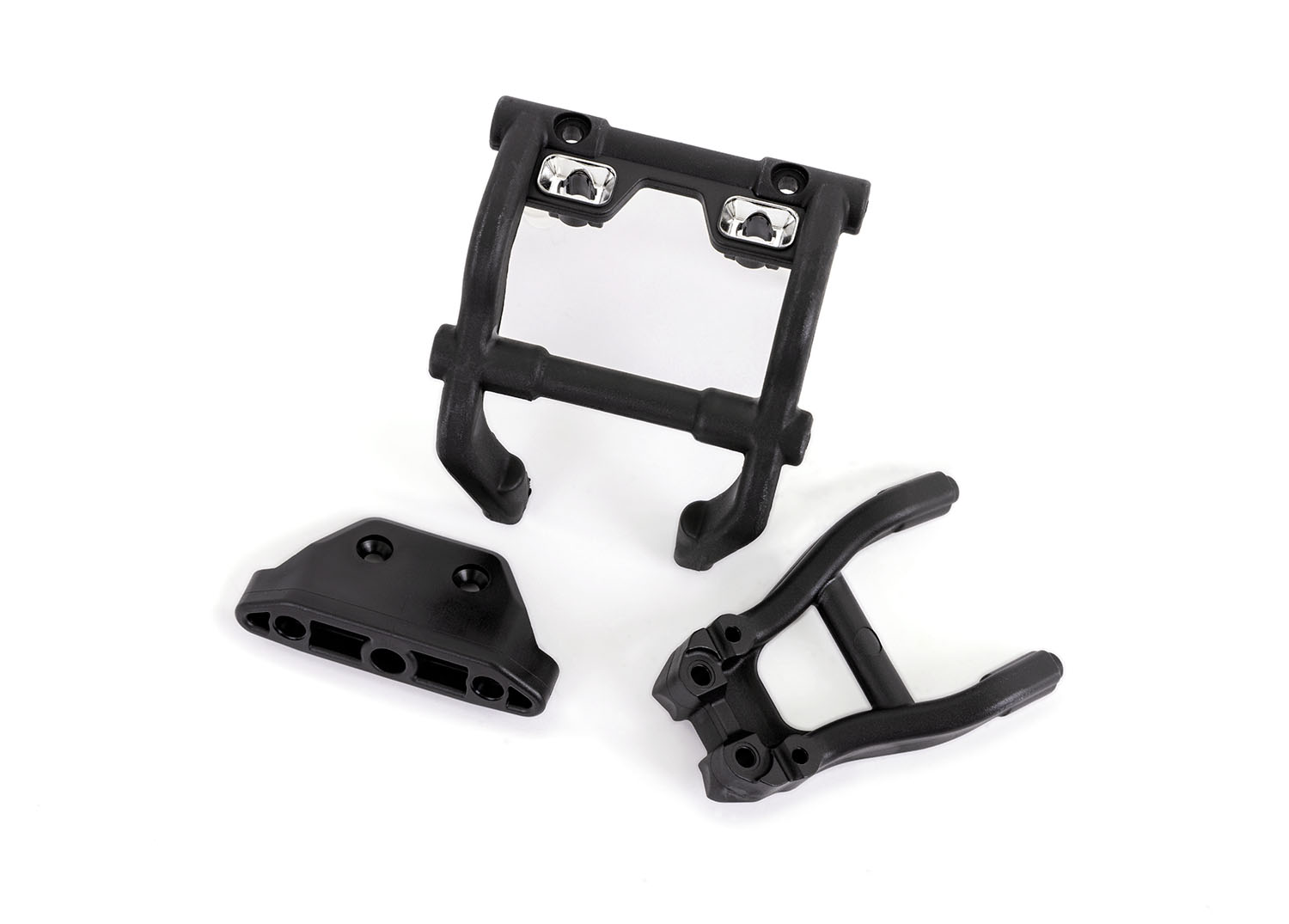 LED Wheelie Bar Mounts with Rear Skid Plate