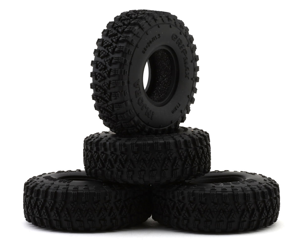 Injora 1.3" Gripmax Micro Rock Crawler Tires (4) (68mm OD) (S4)