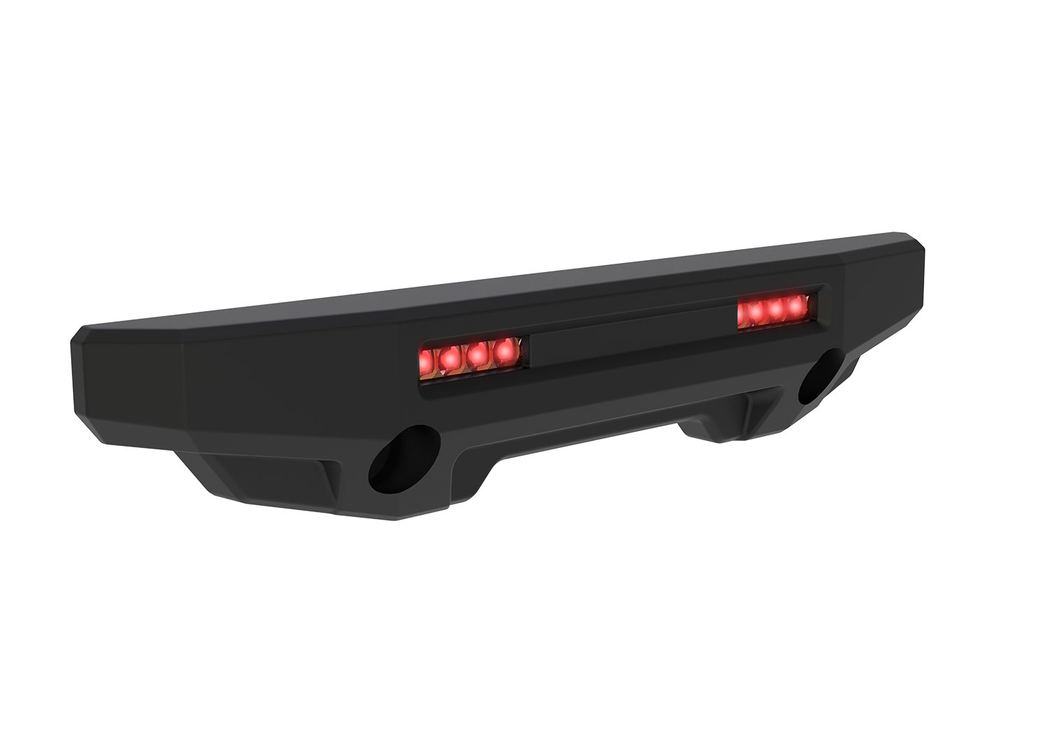 Rear Bumper with LED Lights