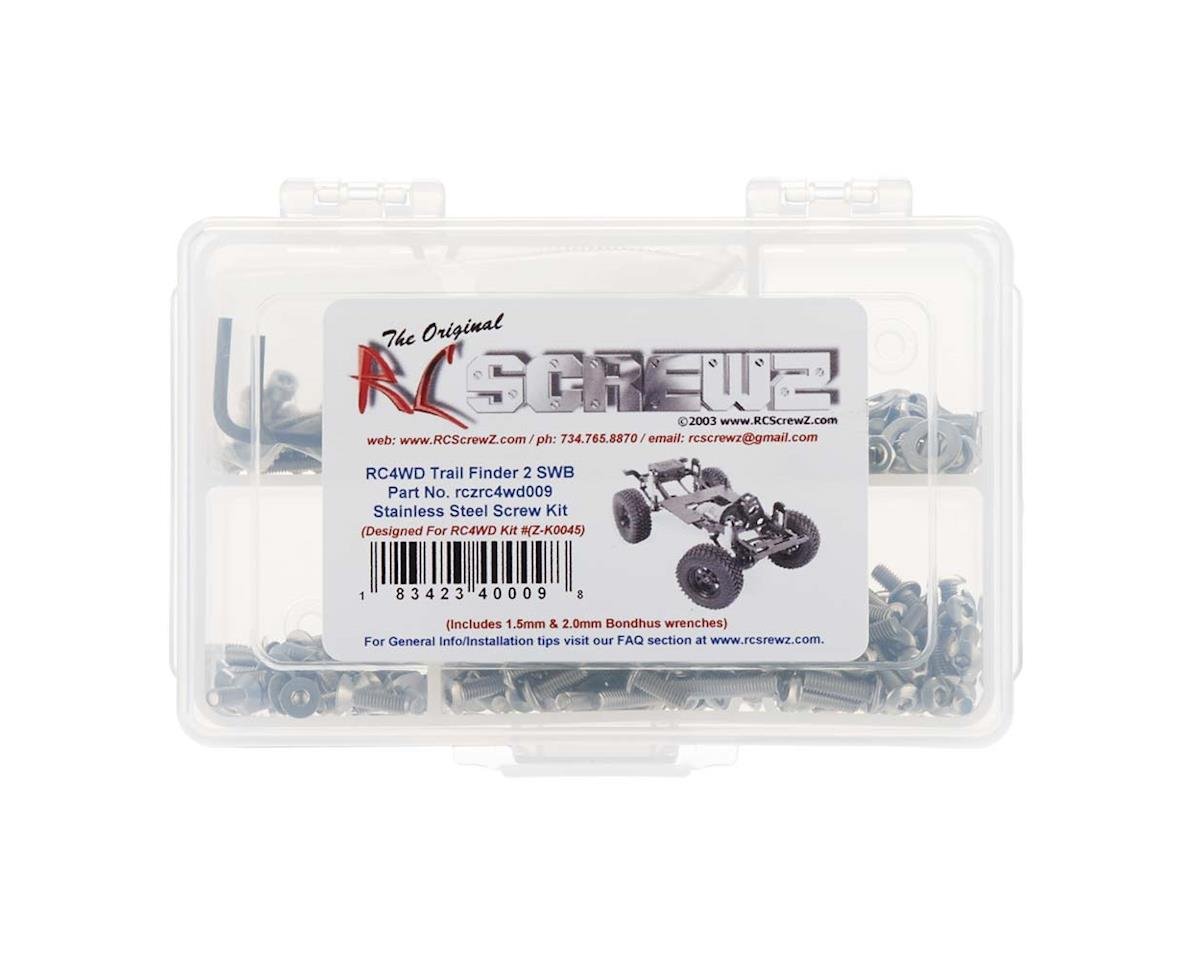 RC Screwz Trail Finder 2 SWB Stainless Steel Screw Kit