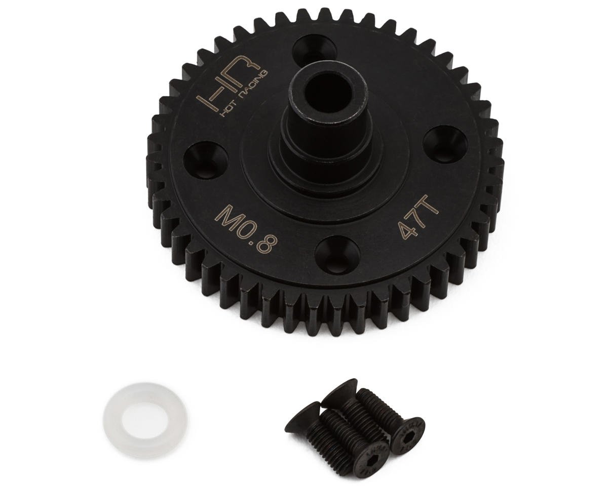 Hot Racing Mod 0.8 Steel Differential Spur Gear for Traxxas® Mini Maxx®/XRT™