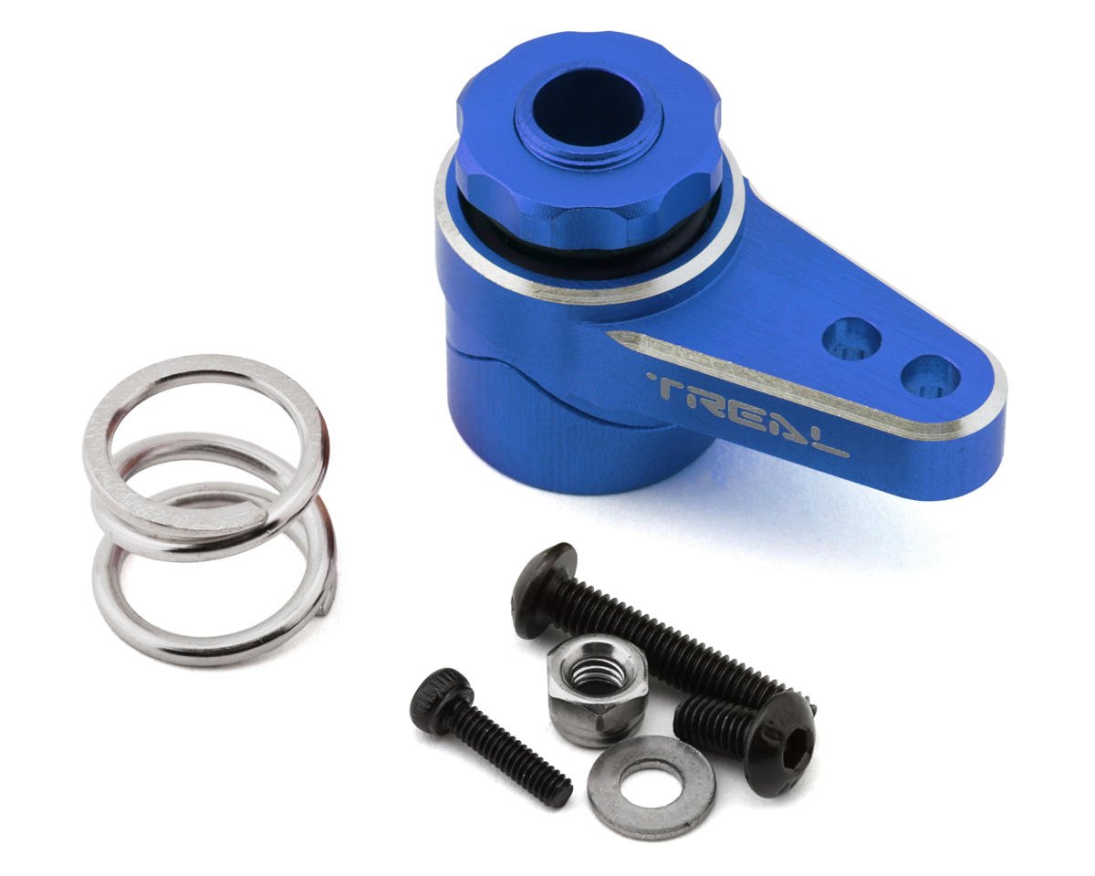 Treal Hobby Losi LMT Aluminum Servo Saver (23T) (Blue)