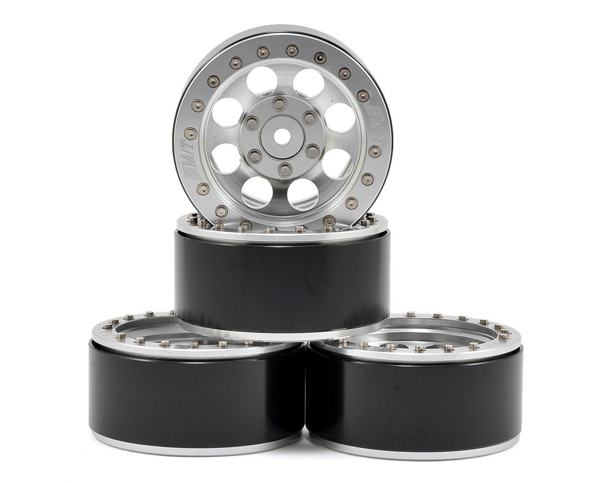 RC4WD M/T Classic Lock 1.9" Aluminum Beadlock Crawler Wheel (4) (Silver)