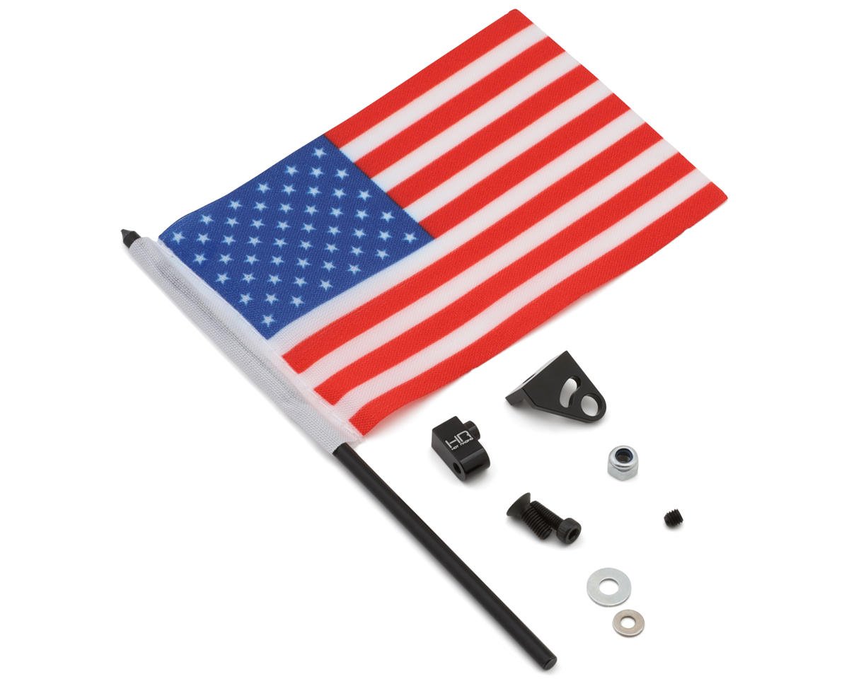 Hot Racing 1/18 "Old Glory" American Flag w/Aluminum Mount