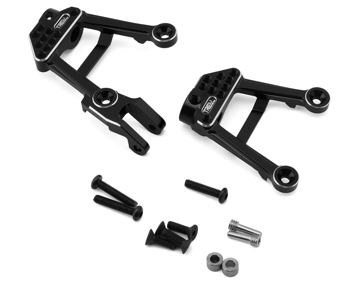 Treal Hobby Axial SCX10 II 7075 Aluminum Front Shock Towers (Black) (2)