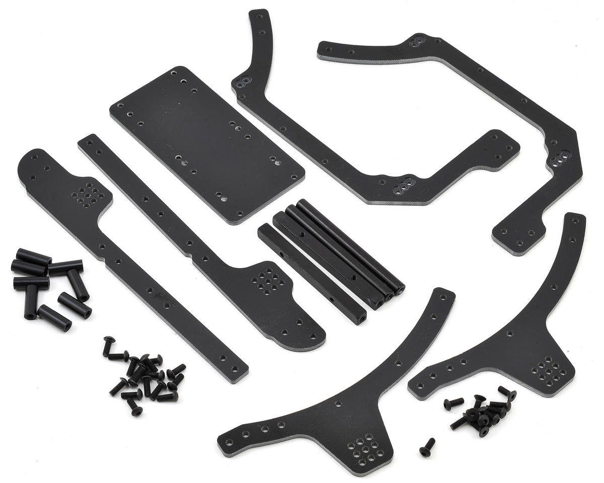 Xtreme Racing Axial RR10 Bomber 3mm G10 Frame Rail Kit (Black)