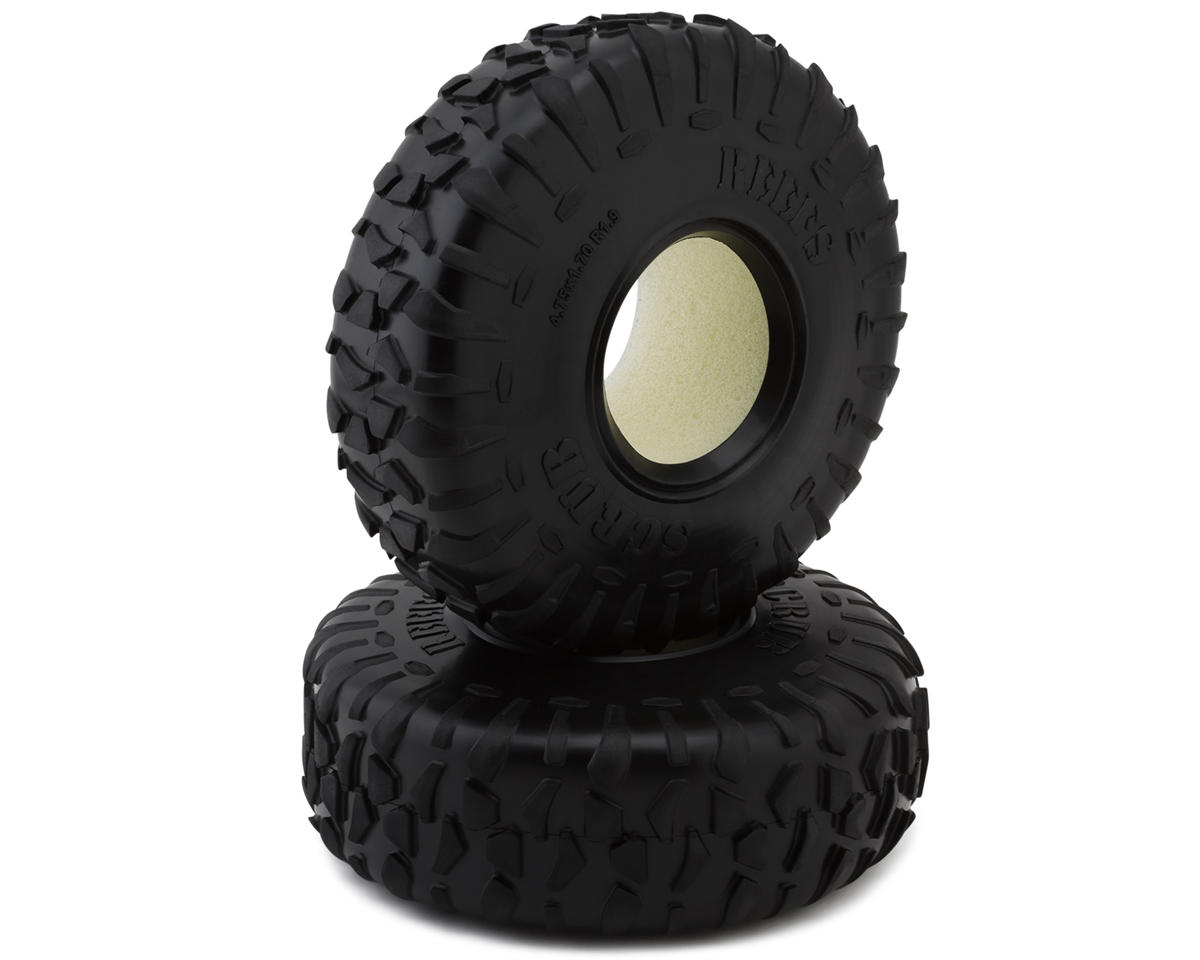 Reefs RC 1/10 Scrub 1.9" Performance Rock Crawler Tires (2) (4.75") (Pink)