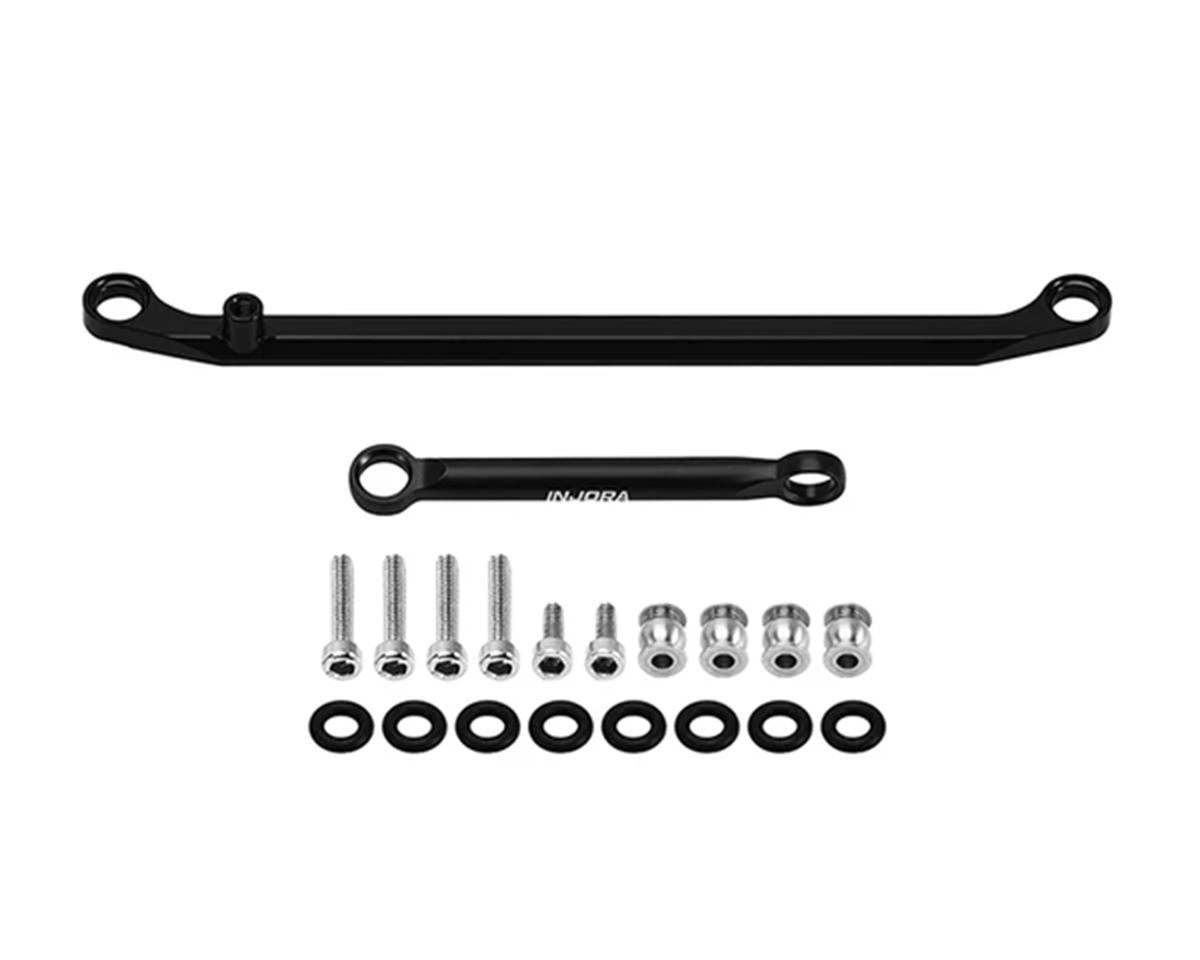 Injora Redcat Ascent-32 Brass Steering Links Set (Black) (4.7g)