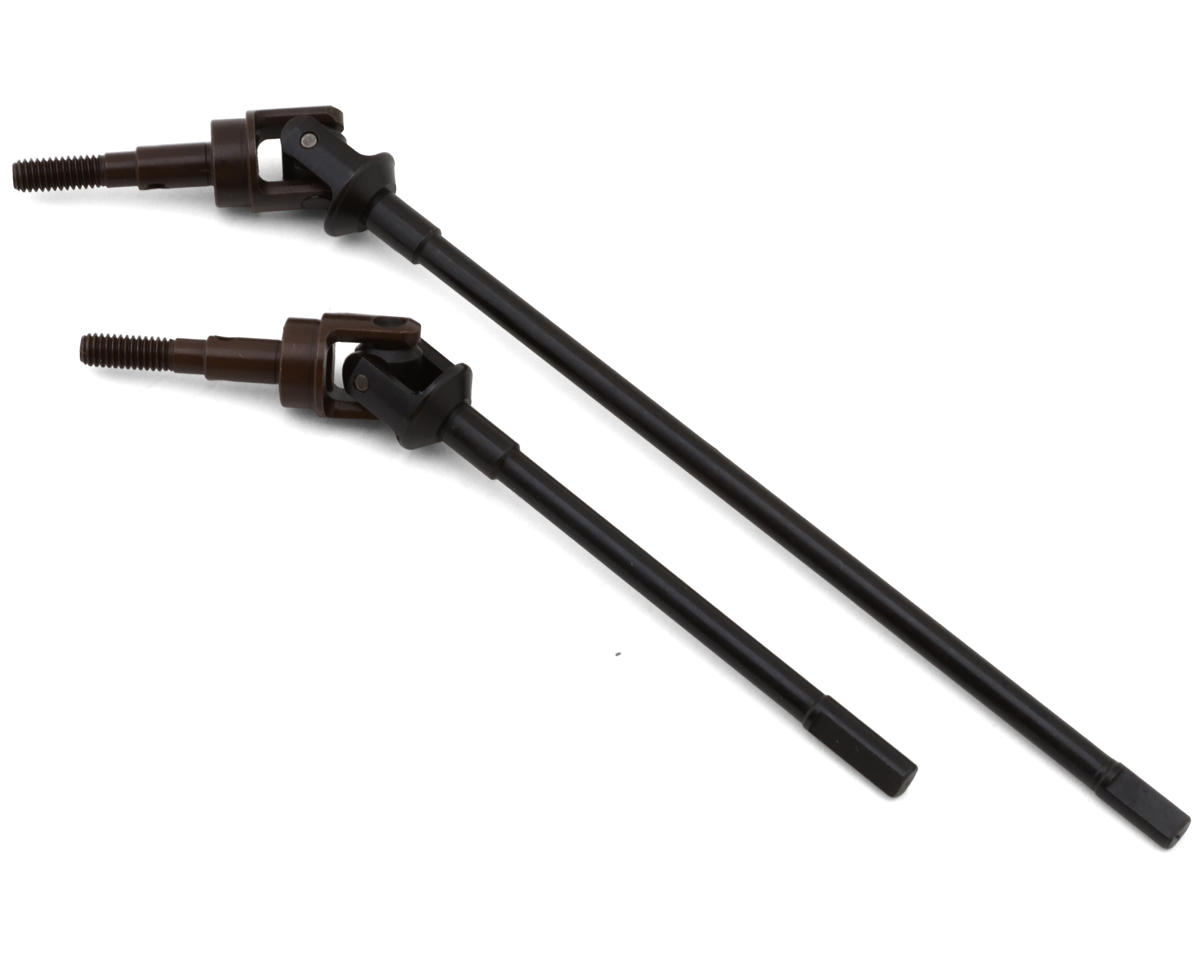 Hot Racing Axial Wraith High Angle Front Steel Universal Driveshafts (2)