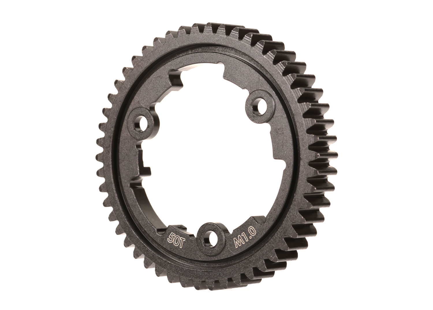 50-Tooth Wide-Face Machined-Steel Spur Gear (1.0)