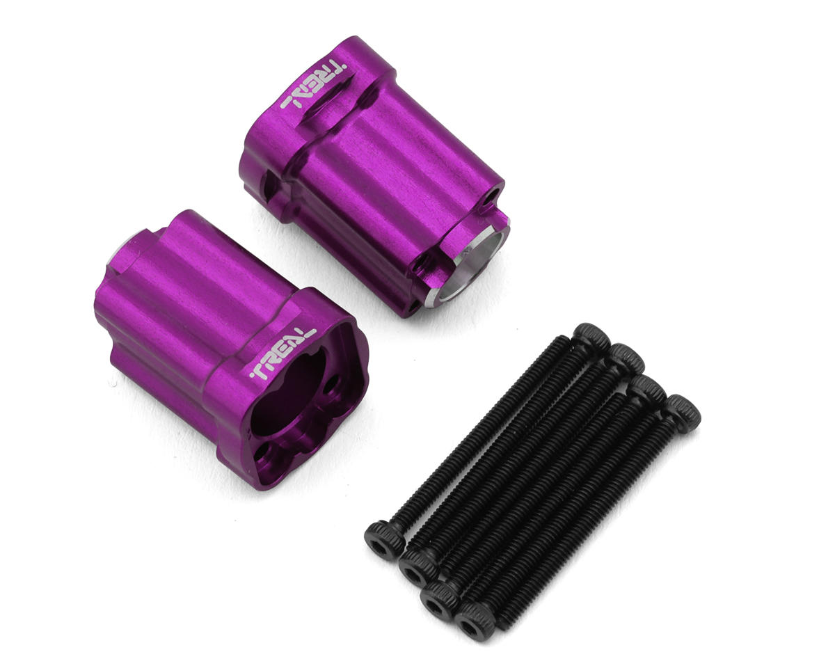 Treal Hobby Losi® Mini LMT 7075 Aluminum Rear Hub Axle Mounts (3°)