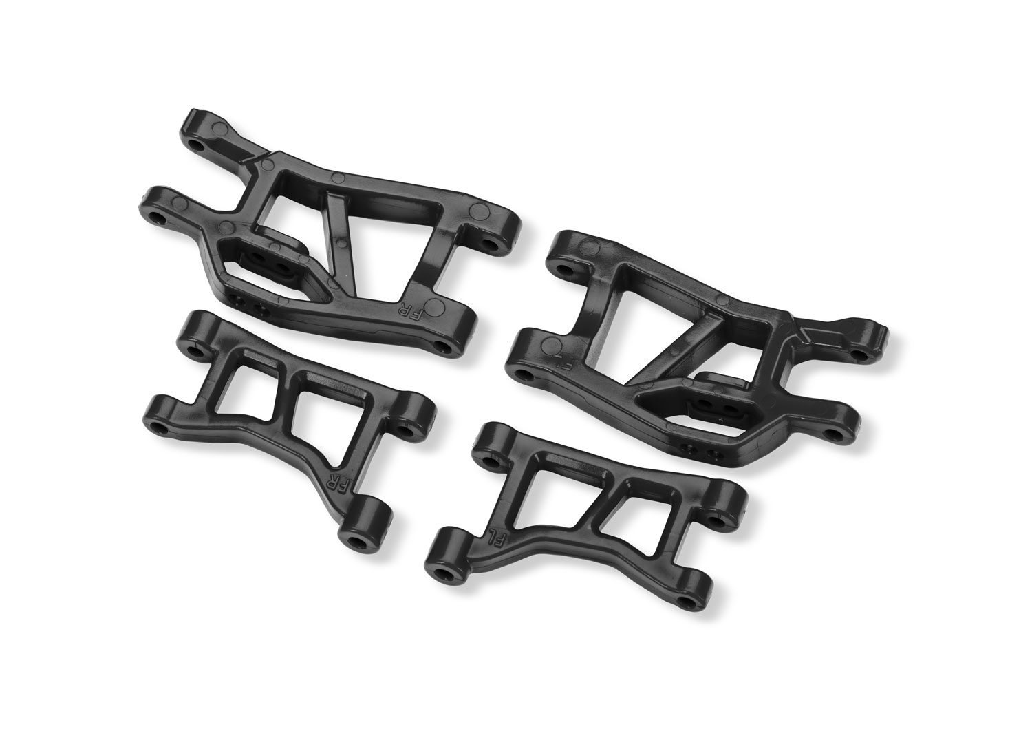 Black Front Upper & Lower Suspension Arms (L&R)