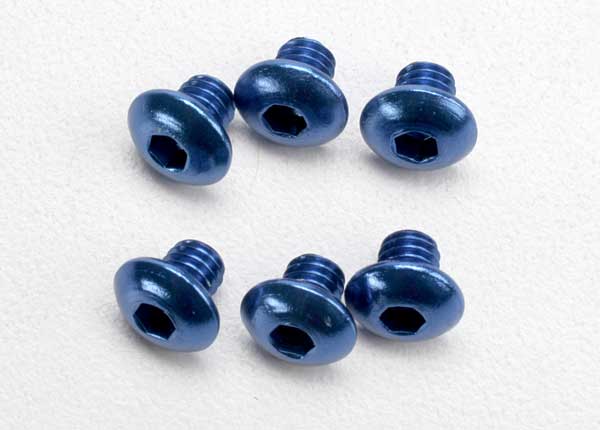 Aluminum Button-Head Machine Screws 4X4 mm (6)