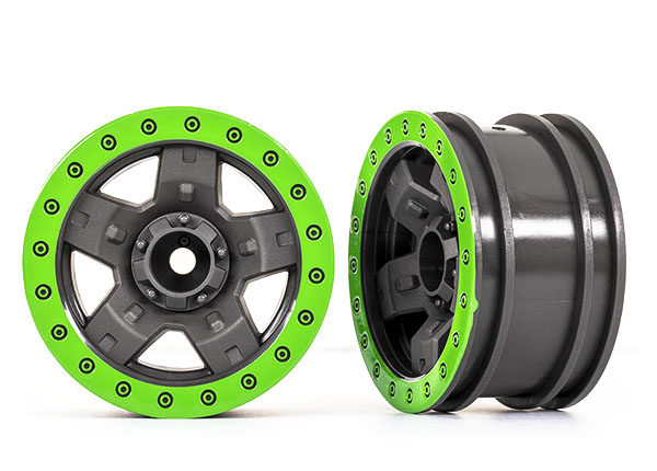 2.2" Green TRX-4 Sport Wheels (2)