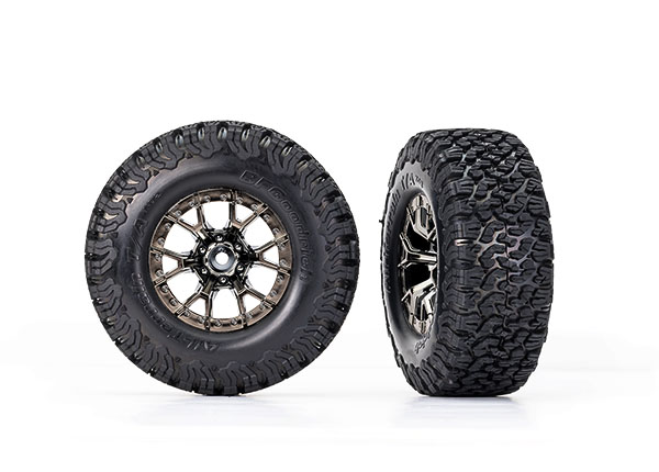 Ford Raptor R Black Front Wheels with BFG Tires (2)