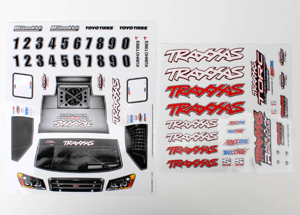 1/16 Slash Decal Sheets