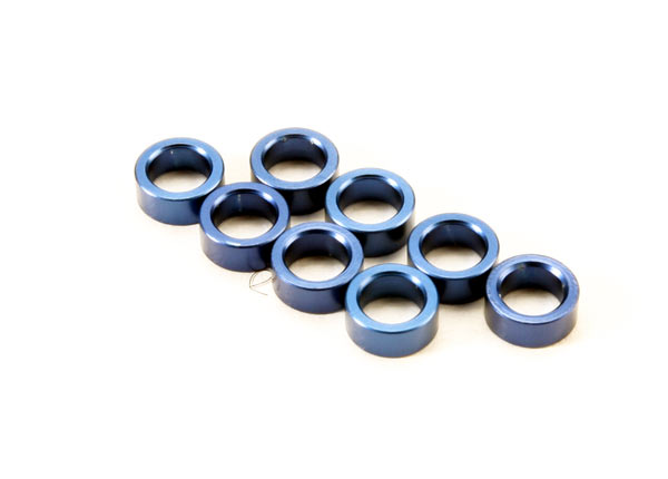 Blue Aluminum Pushrod Spacers (8)