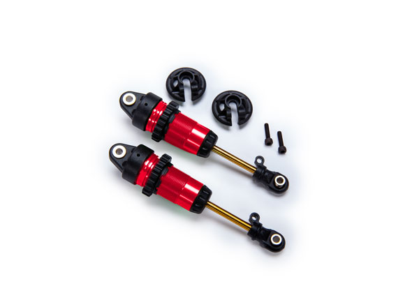 1/10 Red Aluminum Long GTR Shocks (2)