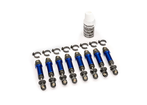 1/18 Blue Aluminum GTM Shocks (8)