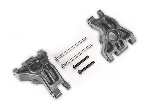 Gray Extreme HD Stub Axle Carriers & Hardware (L&R)