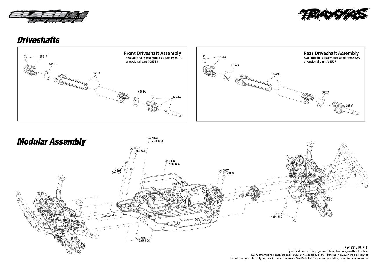Traxxas 1/10 Slash 4X4 Ultimate Short Course Truck