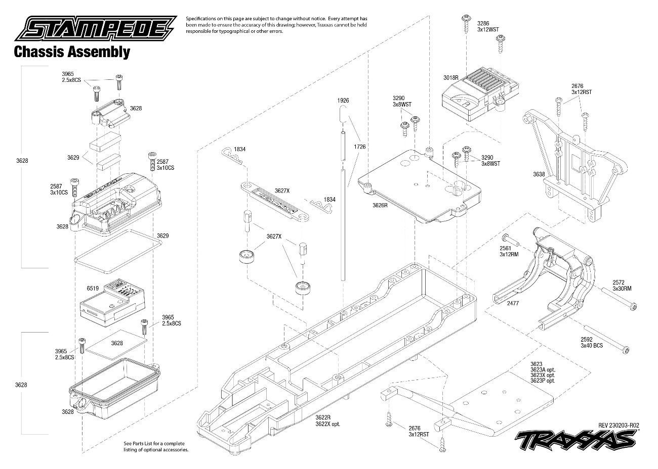 Traxxas 1/10 Stampede XL-5 2WD Monster Truck w/ LED Lighting