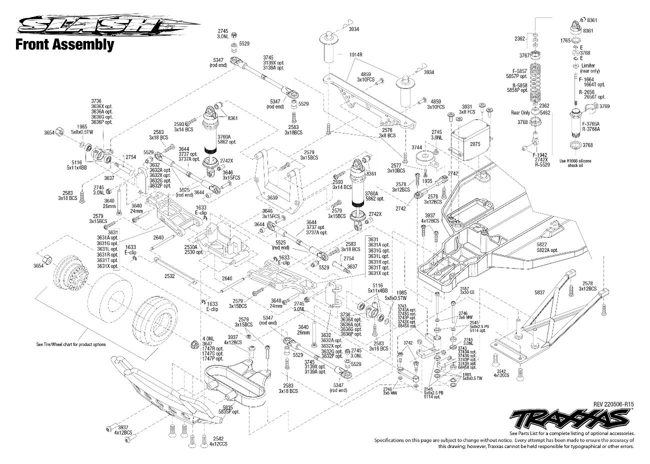 Traxxas 1/10 Slash XL-5 2WD Short Course Truck w/ TQ Radio