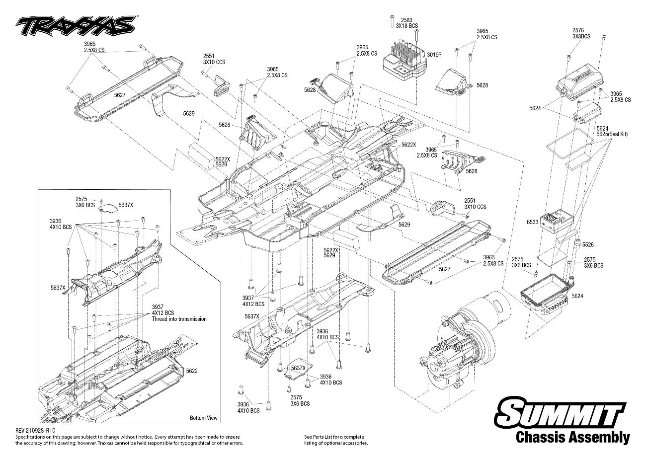 Traxxas 1/10 Summit 4X4 Extreme Terrain Monster Truck w/ TQi