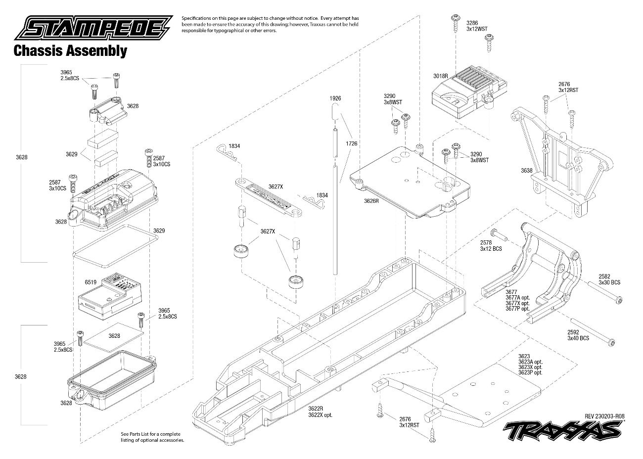 Traxxas 1/10 Stampede XL-5 2WD Monster Truck w/ TQ Radio