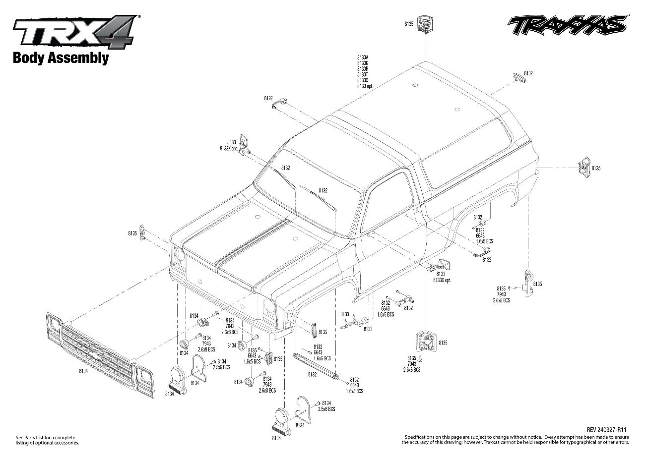 Traxxas 1/10 TRX-4 1979 Chevrolet Blazer Trail Truck