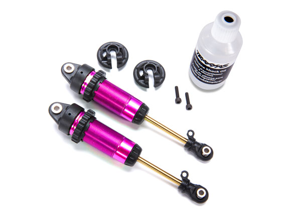 1/10 Pink Aluminum XX-Long GTR Shocks (2)