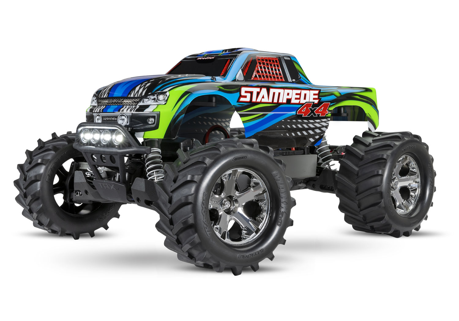 Traxxas 1/10 Stampede XL-5 4X4 Monster Truck w/ LED Lights