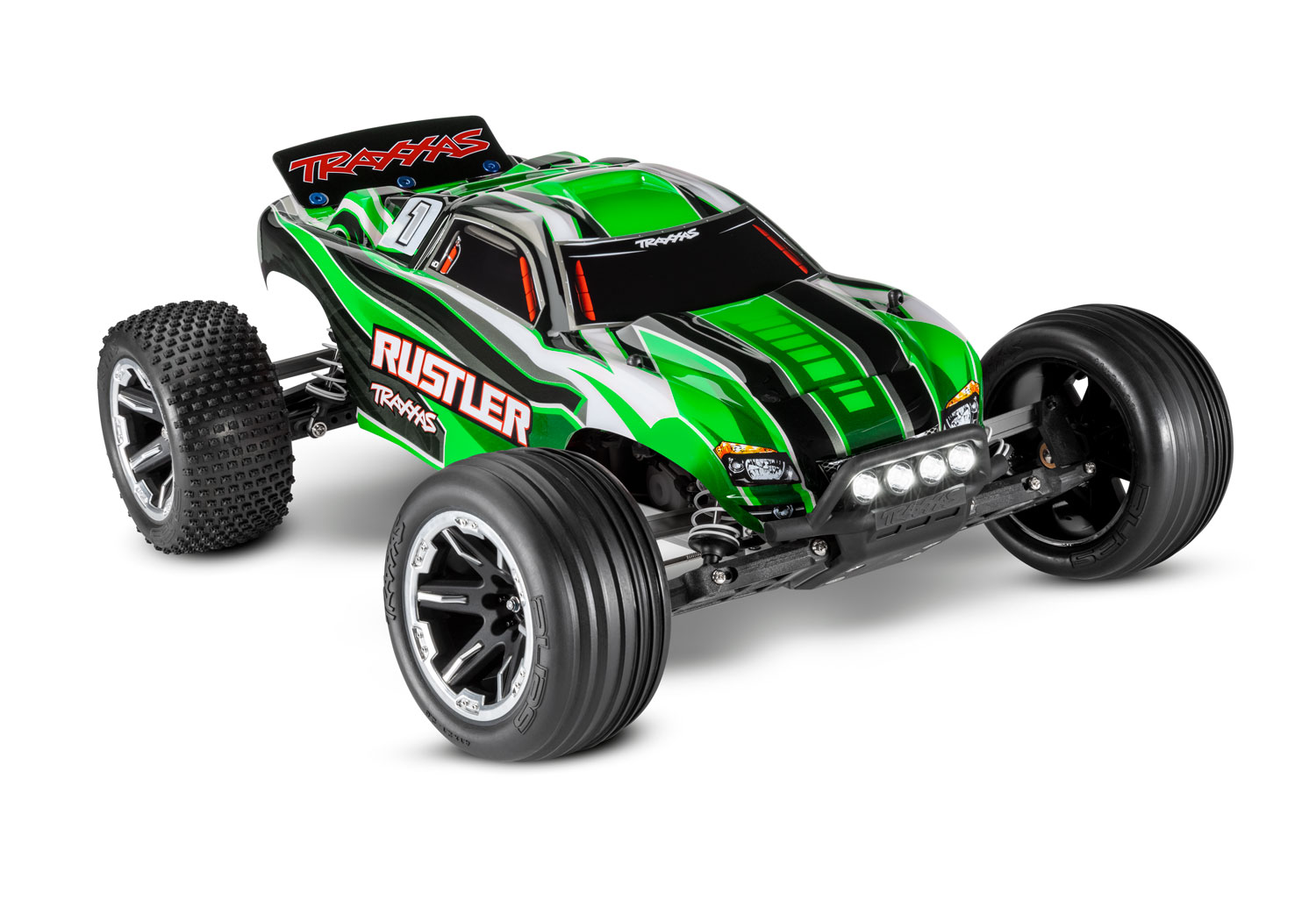 Traxxas 1/10 Rustler XL-5 2WD Stadium Truck w/ LED Lights
