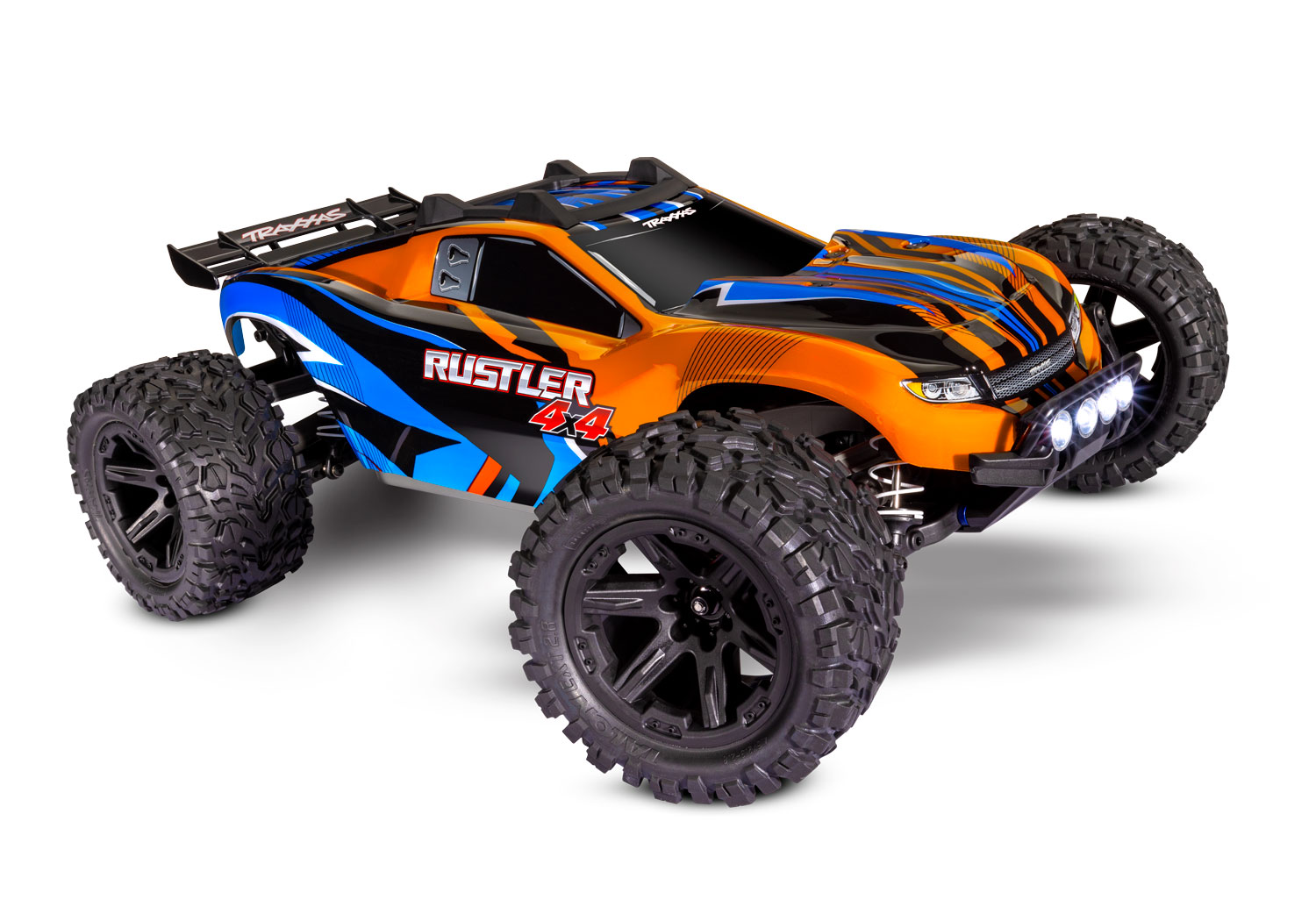 Traxxas 1/10 Rustler XL-5 4X4 Stadium Truck w/ LED Lights