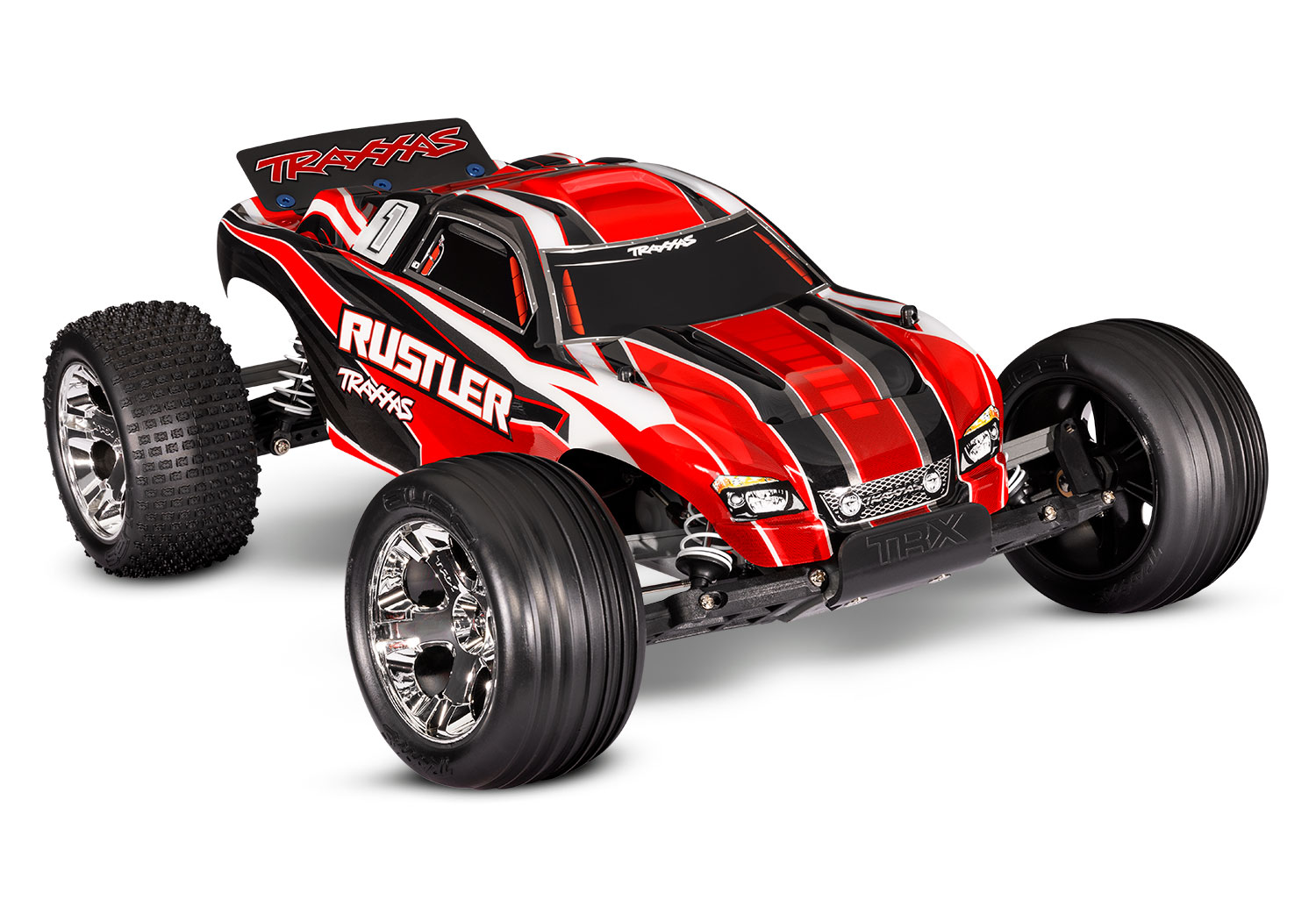 Traxxas 1/10 Rustler 2WD Stadium Truck w/ TQ Radio
