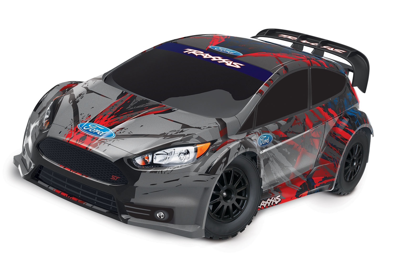 Traxxas 1/10 Ford Fiesta ST XL-5 AWD Rally Car w/ TQ Radio